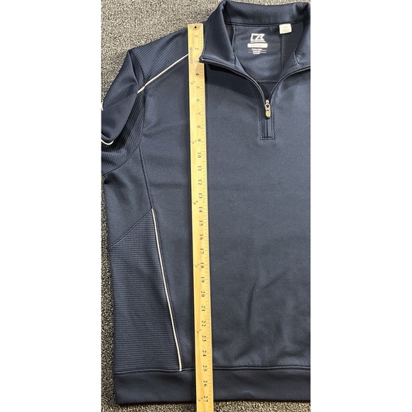 New England Patriots Cutter & Buck Pullover Men's L DryTec Long Sleeve - Picture 8 of 10